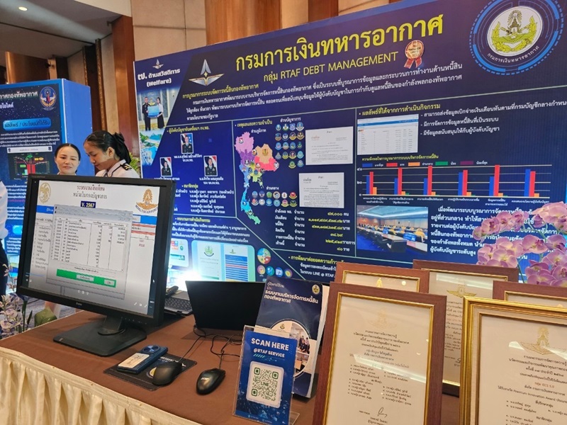 ข้าราชการ สพร.กห. เข้าร่วมชมงานมหกรรมการจัดการความรู้ นวัตกรรม และกิจกรรมพัฒนาคุณภาพ กองทัพอากาศ ครั้งที่ 40 ประจำปี 2567