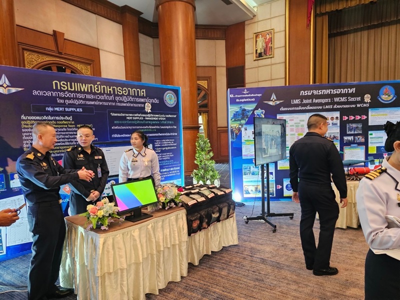 ข้าราชการ สพร.กห. เข้าร่วมชมงานมหกรรมการจัดการความรู้ นวัตกรรม และกิจกรรมพัฒนาคุณภาพ กองทัพอากาศ ครั้งที่ 40 ประจำปี 2567