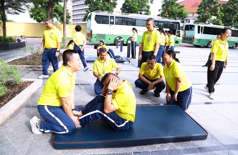 สพร.กห. จัดการทดสอบสมรรถภาพร่างกายกำลังพล ประจำปีงบประมาณ พ.ศ.2567 ครั้งที่ 2