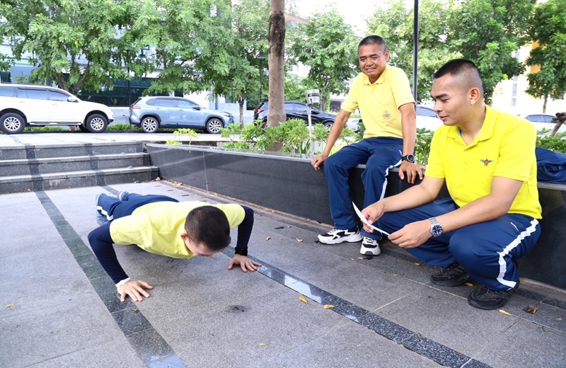 สพร.กห. จัดการทดสอบสมรรถภาพร่างกายกำลังพล ประจำปีงบประมาณ พ.ศ.2567 ครั้งที่ 2