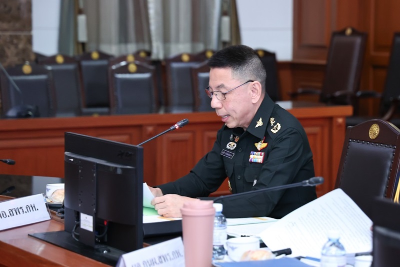 พล.อ.สนิธชนก สังขจันทร์ ปล.กห. เป็นประธานการประชุมคณะกรรมการกำกับการประเมินผลการปฏิบัติราชการของส่วนราชการในสังกัด กห. ประจำปีงบประมาณ พ.ศ. 2568