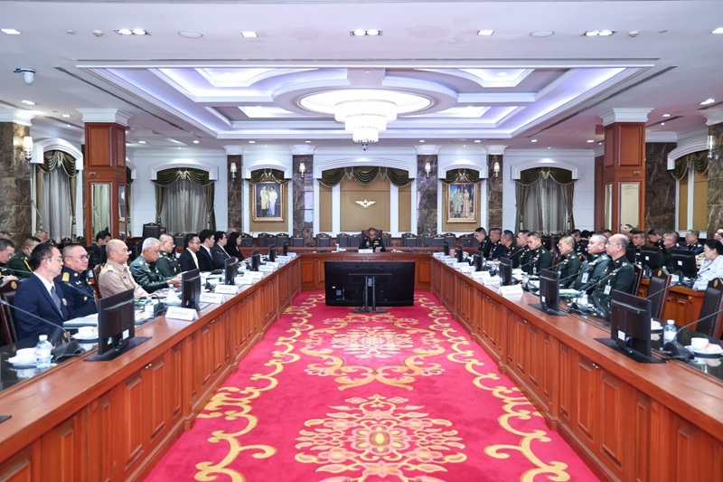 พล.อ.สนิธชนก สังขจันทร์ ปล.กห. เป็นประธานการประชุมคณะกรรมการกำกับการประเมินผลการปฏิบัติราชการของส่วนราชการในสังกัด กห. ประจำปีงบประมาณ พ.ศ. 2568