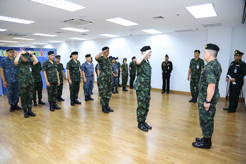 สำนักพัฒนาระบบราชการกลาโหม ได้จัดให้มีการฝึกทบทวนบุคคลท่ามือเปล่าตามแบบพระราชนิยม ประจำปีงบประมาณ พ.ศ. ๒๕๖๘