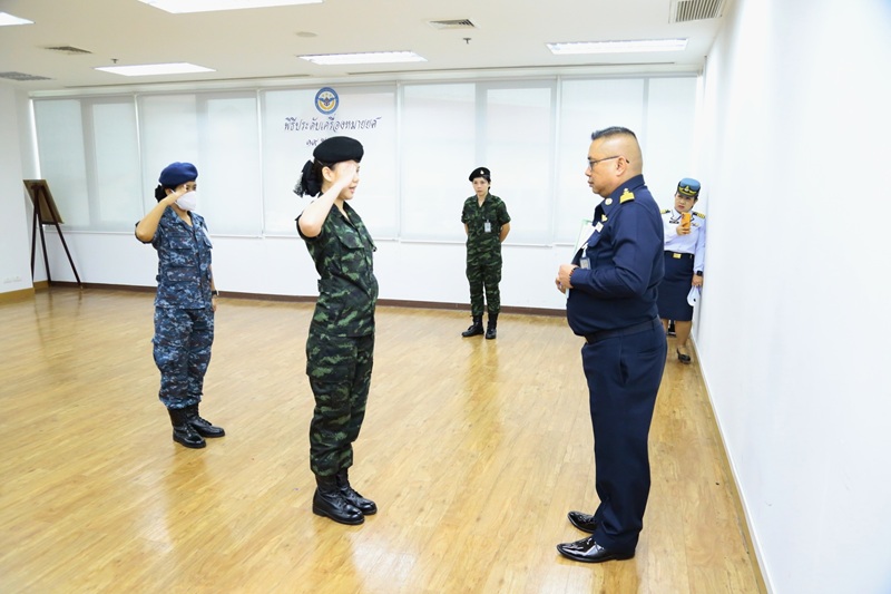 สำนักพัฒนาระบบราชการกลาโหม ได้จัดให้มีการฝึกทบทวนบุคคลท่ามือเปล่า ตามแบบพระราชนิยม ประจำปีงบประมาณ พ.ศ. ๒๕๖๘