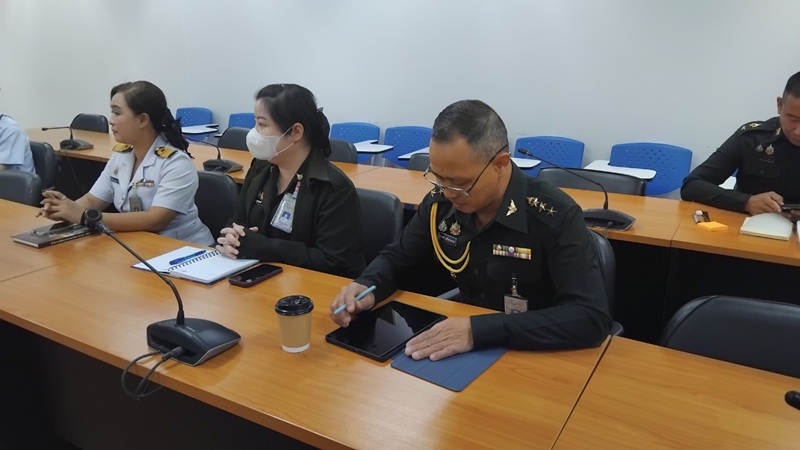 สำนักพัฒนาระบบราชการกลาโหม ได้จัดการประชุมร่วมกับกรมเทคโนโลยีสารสนเทศและอวกาศกลาโหม เพื่อร่วมกันพิจารณาข้อมูลผลงานในการสมัครขอรับรางวัลเลิศรัฐของสำนักงานปลัดกระทรวงกลาโหม ประจำปีงบประมาณ พ.ศ. ๒๕๖๘