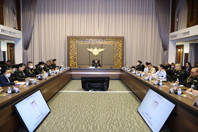 สำนักพัฒนาระบบราชการกลาโหม ได้จัดการประชุมเพื่อชี้แจงแนวทางการประเมินสถานะของหน่วยงานภาครัฐในการเป็นระบบราชการ ๔.๐ (PMQA 4.0) ของ สป. ประจำปีงบประมาณ พ.ศ. ๒๕๖๘