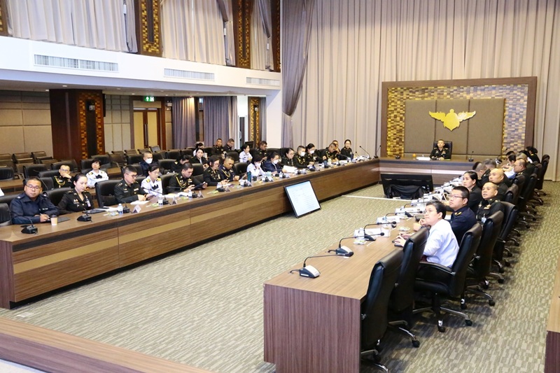 สำนักพัฒนาระบบราชการกลาโหม ได้จัดการประชุมเพื่อชี้แจงแนวทางการประเมินสถานะของหน่วยงานภาครัฐในการเป็นระบบราชการ ๔.๐ (PMQA 4.0) ของ สป. ประจำปีงบประมาณ พ.ศ. ๒๕๖๘