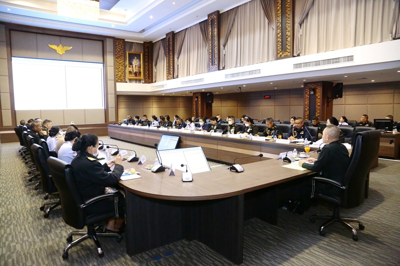 สำนักพัฒนาระบบราชการกลาโหม ได้จัดการประชุมเพื่อชี้แจงแนวทางการประเมินสถานะของหน่วยงานภาครัฐในการเป็นระบบราชการ ๔.๐ (PMQA 4.0) ของ สป. ประจำปีงบประมาณ พ.ศ. ๒๕๖๘