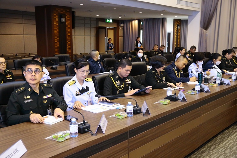 สำนักพัฒนาระบบราชการกลาโหม ได้จัดการประชุมเพื่อชี้แจงแนวทางการประเมินสถานะของหน่วยงานภาครัฐในการเป็นระบบราชการ ๔.๐ (PMQA 4.0) ของ สป. ประจำปีงบประมาณ พ.ศ. ๒๕๖๘