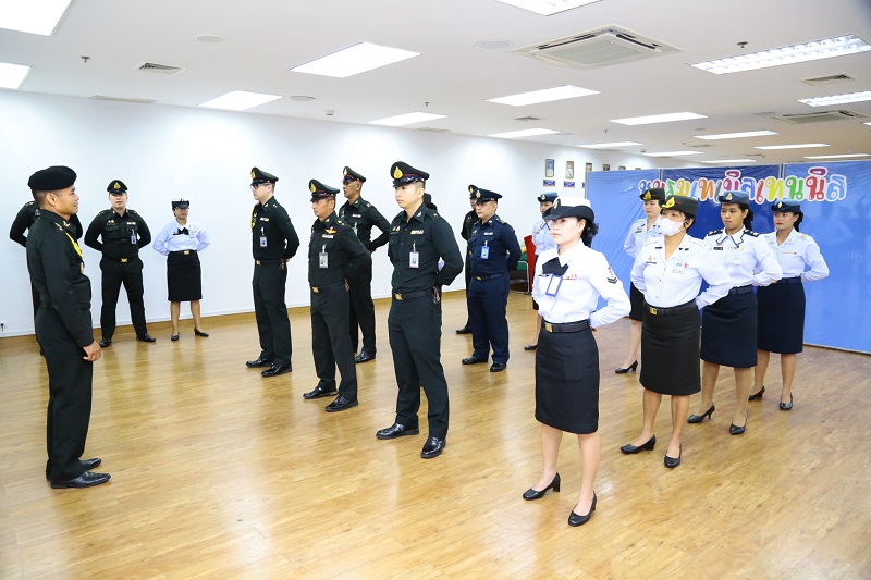 สำนักพัฒนาระบบราชการกลาโหม ได้จัดให้มีการฝึกทบทวนบุคคลท่ามือเปล่า ตามแบบพระราชนิยม ประจำปีงบประมาณ พ.ศ. ๒๕๖๘