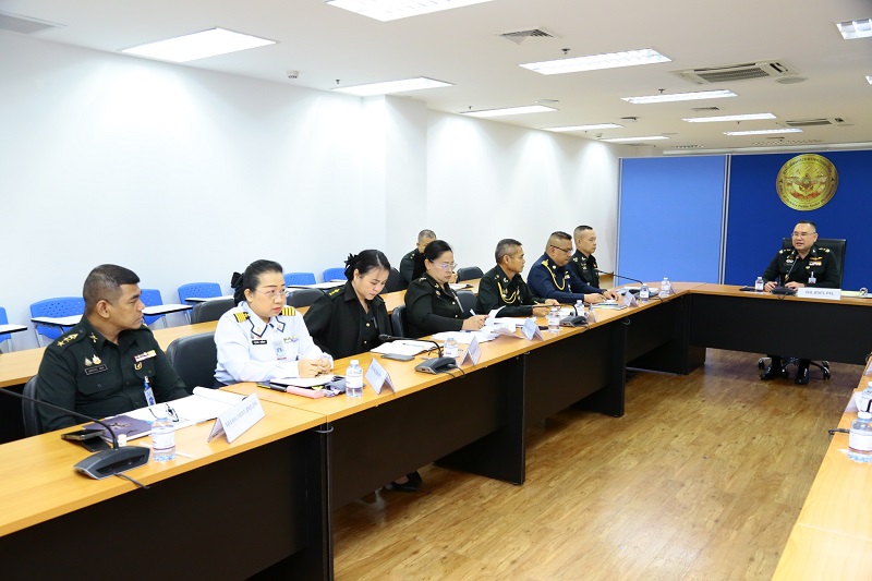 สำนักพัฒนาระบบราชการกลาโหม ได้จัดการประชุมเพื่อบรรยายสรุปภาพรวมของสำนักพัฒนาระบบราชการกลาโหม และแผนการดำเนินงานที่สำคัญ ประจำปีงบประมาณ พ.ศ. ๒๕๖๘