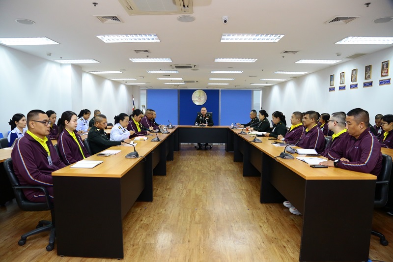 สำนักพัฒนาระบบราชการกลาโหม ได้จัดการประชุมเพื่อการพบปะและให้โอวาทแก่กำลังพล สำนักพัฒนาระบบราชการกลาโหม ประจำปีงบประมาณ พ.ศ. ๒๕๖๘