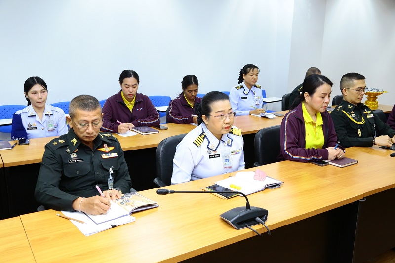 สำนักพัฒนาระบบราชการกลาโหม ได้จัดการประชุมเพื่อการพบปะและให้โอวาทแก่กำลังพล สำนักพัฒนาระบบราชการกลาโหม ประจำปีงบประมาณ พ.ศ. ๒๕๖๘