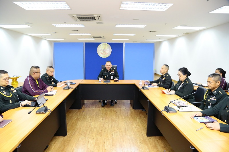 สำนักพัฒนาระบบราชการกลาโหม ได้จัดการประชุมเพื่อการพบปะและให้โอวาทแก่กำลังพล สำนักพัฒนาระบบราชการกลาโหม ประจำปีงบประมาณ พ.ศ. ๒๕๖๘