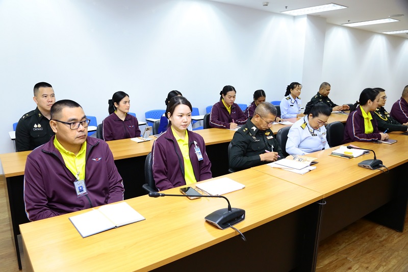 สำนักพัฒนาระบบราชการกลาโหม ได้จัดการประชุมเพื่อการพบปะและให้โอวาทแก่กำลังพล สำนักพัฒนาระบบราชการกลาโหม ประจำปีงบประมาณ พ.ศ. ๒๕๖๘