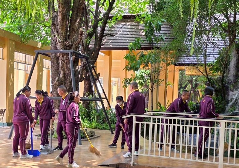 สำนักพัฒนาระบบราชการกลาโหม ได้จัดกำลังพลร่วมทำความสะอาด