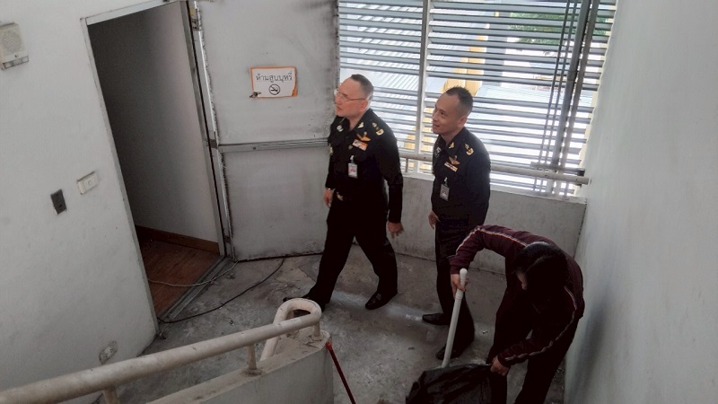 สำนักพัฒนาระบบราชการกลาโหม ได้จัดกำลังพลร่วมทำความสะอาด