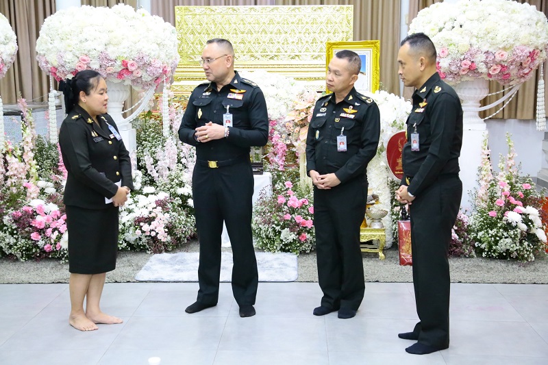 สำนักพัฒนาระบบราชการกลาโหม โดย พลโท วิริทธิ์พล พานนิล ผู้อำนวยการสำนักพัฒนาระบบราชการกลาโหม ได้นำกำลังพล เข้าร่วมพิธีสวดพระอภิธรรมศพ