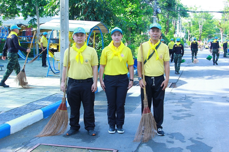 พลโท วิริทธิ์พล พานนิล ผู้อำนวยการสำนักพัฒนาระบบราชการกลาโหม ได้นำกำลังพลของหน่วย เข้าร่วมกิจกรรม โครงการจิตอาสาพัฒนา “เราทำความ ดี ด้วยหัวใจ”