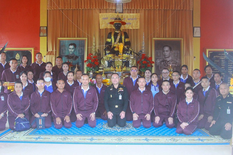 สำนักพัฒนาระบบราชการกลาโหม ได้จัดกิจกรรม “ก้าวด้วยธรรม นำด้วยใจ สายใยแห่งบุญ” ณ จ.พระนครศรีอยุธยา