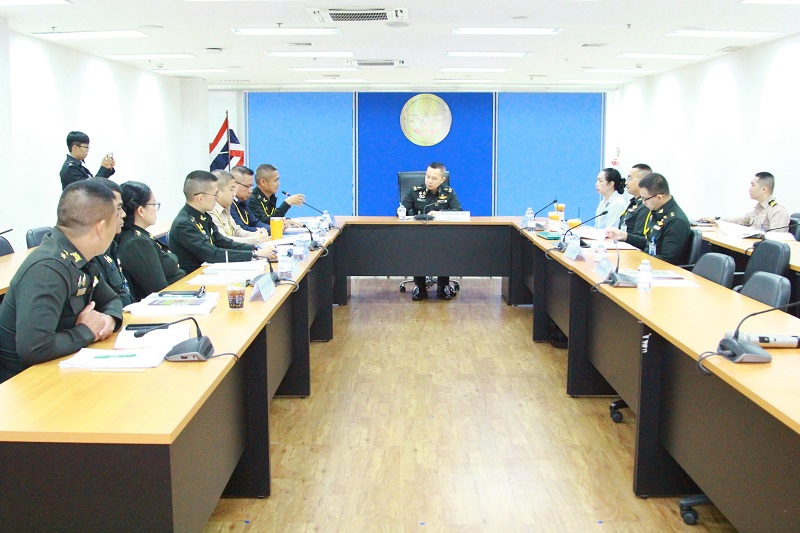 สำนักพัฒนาระบบราชการกลาโหม ได้จัดการประชุมเพื่อเตรียมการรับการตรวจประเมินรางวัลเลิศรัฐ ประจำปี ๒๕๖๘