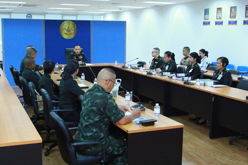 สำนักพัฒนาระบบราชการกลาโหม ได้จัดการประชุมเพื่อรับการตรวจการปฏิบัติราชการ ประจำปีงบประมาณ พ.ศ. ๒๕๖๘