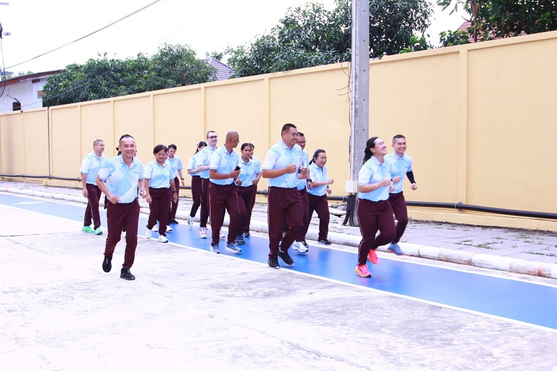 สำนักพัฒนาระบบราชการกลาโหม จัดการทดสอบสมรรถภาพร่างกายกำลังพล ประจำปี ๒๕๖๘ ครั้งที่ ๒ ณ บริเวณสวนเฉลิมพระเกียรติ สำนักงานปลัดกระทรวงกลาโหม (พื้นที่ศรีสมาน)