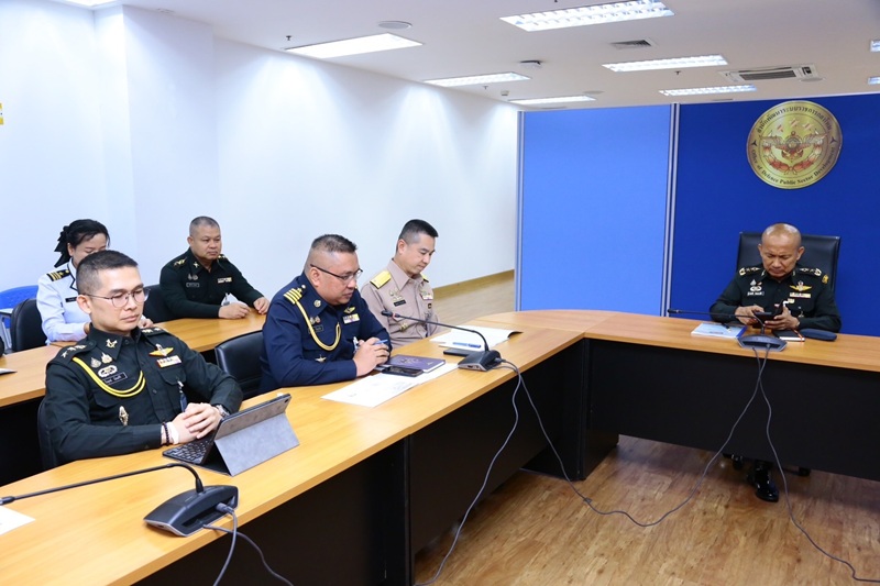 การประชุม นขต.สพร.กห. เพื่อบรรยายสรุปภาพรวมของ สพร.กห. และแผนการดำเนินงานที่สำคัญ ประจำปีงบประมาณ พ.ศ. ๒๕๖๙
