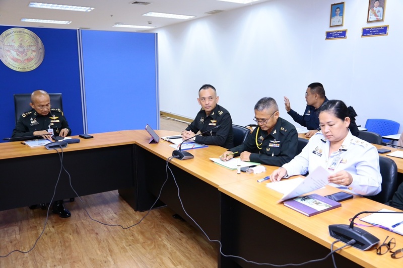 การประชุม นขต.สพร.กห. เพื่อบรรยายสรุปภาพรวมของ สพร.กห. และแผนการดำเนินงานที่สำคัญ ประจำปีงบประมาณ พ.ศ. ๒๕๖๙