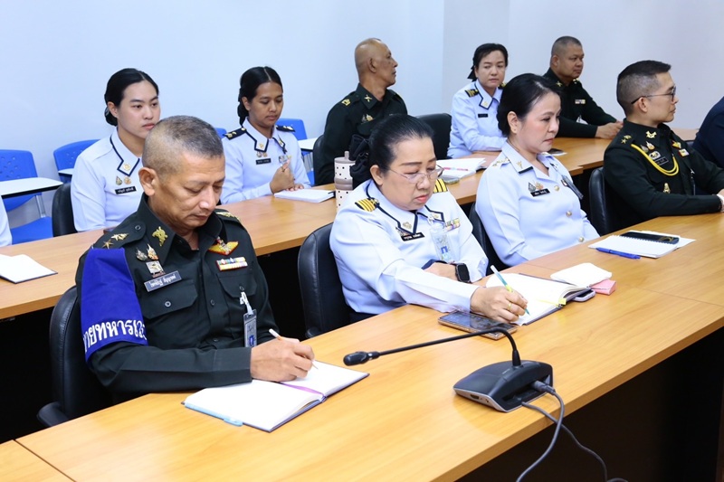การประชุม นขต.สพร.กห. เพื่อบรรยายสรุปภาพรวมของ สพร.กห. และแผนการดำเนินงานที่สำคัญ ประจำปีงบประมาณ พ.ศ. ๒๕๖๙
