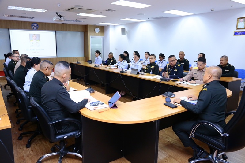 การประชุม นขต.สพร.กห. เพื่อบรรยายสรุปภาพรวมของ สพร.กห. และแผนการดำเนินงานที่สำคัญ ประจำปีงบประมาณ พ.ศ. ๒๕๖๙