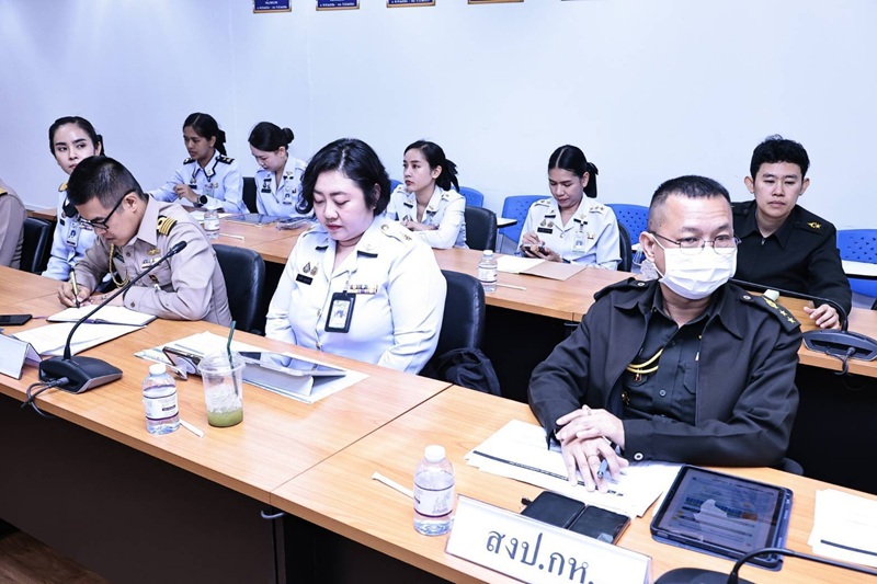 การประชุมชี้แจงกรอบแนวทางการประเมินผลการปฏิบัติราชการของ นขต.สป. ประจำปีงบประมาณ พ.ศ. ๒๕๖๙