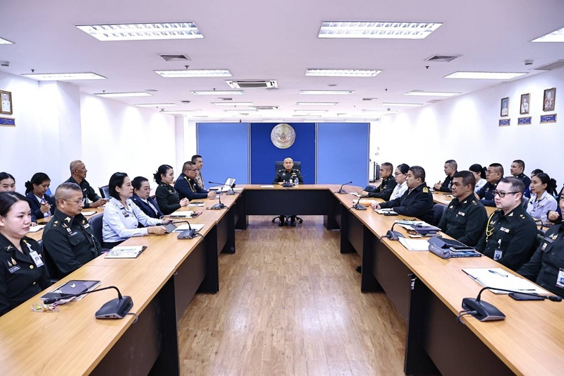 การประชุม หน.นขต.สพร.กห.