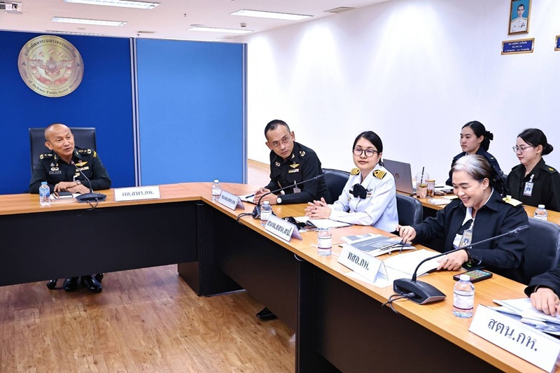 การประชุมพิจารณาร่างตัวชี้วัดที่ ๑ และ ๒ ประกอบคำรับรองการปฏิบัติราชการของ นขต.สป. ประจำปีงบประมาณ พ.ศ. ๒๕๖๙