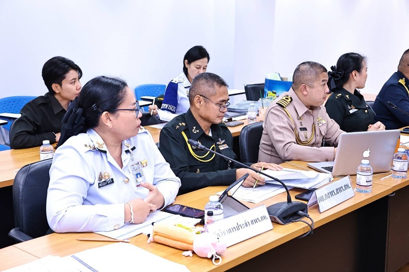 การประชุมพิจารณาร่างตัวชี้วัดที่ ๑ และ ๒ ประกอบคำรับรองการปฏิบัติราชการของ นขต.สป. ประจำปีงบประมาณ พ.ศ. ๒๕๖๙