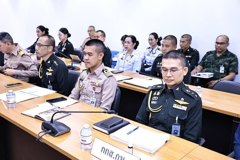 การประชุมพิจารณาร่างตัวชี้วัดที่ ๑ และ ๒ ประกอบคำรับรองการปฏิบัติราชการของ นขต.สป. ประจำปีงบประมาณ พ.ศ. ๒๕๖๙