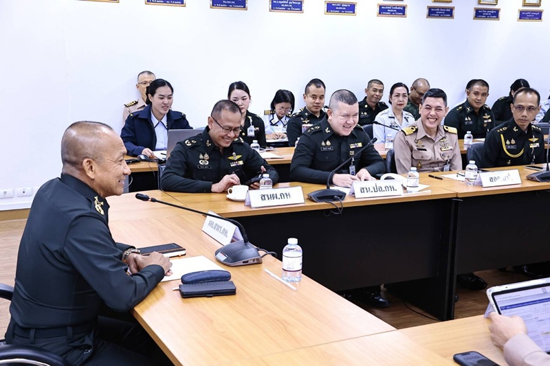 การประชุมพิจารณาร่างตัวชี้วัดที่ ๑ และ ๒ ประกอบคำรับรองการปฏิบัติราชการของ นขต.สป. ประจำปีงบประมาณ พ.ศ. ๒๕๖๙