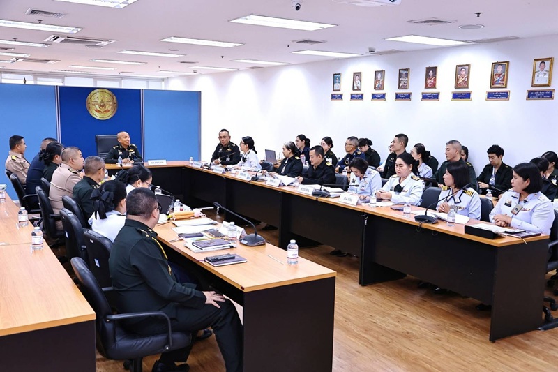การประชุมพิจารณาร่างตัวชี้วัดที่ ๑ และ ๒ ประกอบคำรับรองการปฏิบัติราชการของ นขต.สป. ประจำปีงบประมาณ พ.ศ. ๒๕๖๙