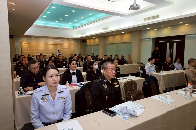 การอบรม/สัมมนาเชิงปฏิบัติการ เรื่อง กรอบแนวทางการประเมินผลการปฏิบัติราชการของ นขต.สป. ประจำปีงบประมาณ พ.ศ. ๒๕๖๙