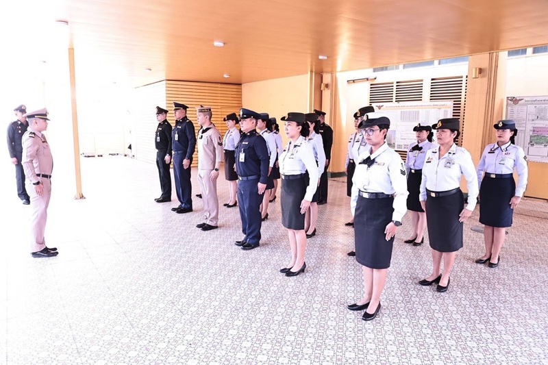 การฝึกทบทวนบุคคลท่ามือเปล่าตามแบบพระราชนิยม ประจำปีงบประมาณ พ.ศ. ๒๕๖๙ ให้กับกำลังพล สพร.กห.