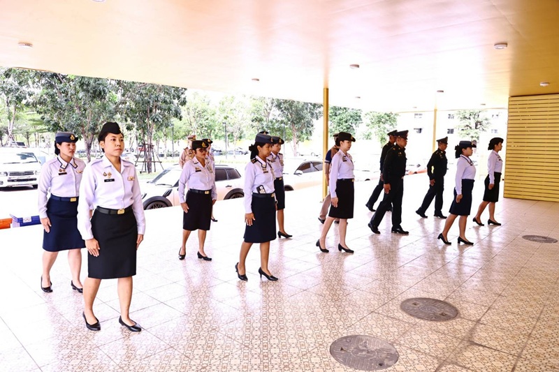 การฝึกทบทวนบุคคลท่ามือเปล่าตามแบบพระราชนิยม ประจำปีงบประมาณ พ.ศ. ๒๕๖๙ ให้กับกำลังพล สพร.กห.