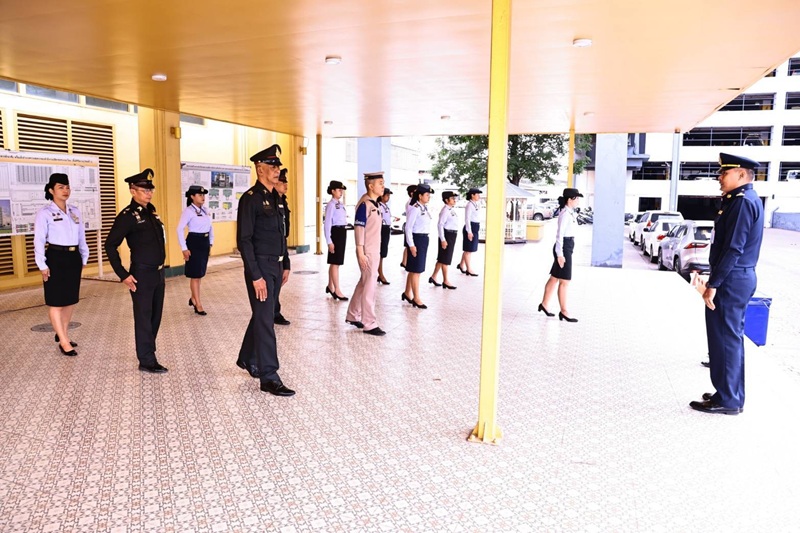 การฝึกทบทวนบุคคลท่ามือเปล่าตามแบบพระราชนิยม ประจำปีงบประมาณ พ.ศ. ๒๕๖๙ ให้กับกำลังพล สพร.กห.
