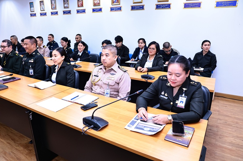 สพร.กห. ได้จัดการประชุม หน.นขต.สพร.กห. ครั้งที่ ๒/๒๕๖๙ ณ ห้องประชุม สพร.กห. ชั้น ๒ อาคาร สป. (ศรีสมาน) โดยมี พล.ท.กัณฑ์ชัย ประจวบอารีย์ ผอ.สพร.กห. เป็นประธาน