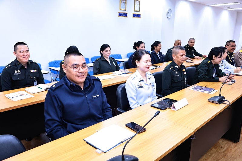 สพร.กห. ได้จัดการประชุม หน.นขต.สพร.กห. ครั้งที่ ๒/๒๕๖๙ ณ ห้องประชุม สพร.กห. ชั้น ๒ อาคาร สป. (ศรีสมาน) โดยมี พล.ท.กัณฑ์ชัย ประจวบอารีย์ ผอ.สพร.กห. เป็นประธาน