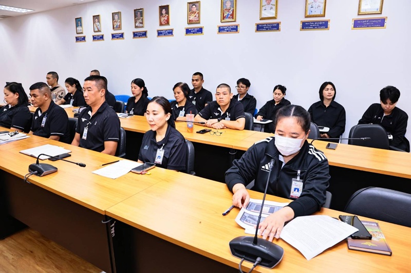 สพร.กห. ได้จัดการประชุม หน.นขต.สพร.กห. ครั้งที่ ๔/๒๕๖๙ ณ ห้องประชุม สพร.กห. ชั้น ๒ อาคาร สป. (ศรีสมาน) โดยมี พล.ท.กัณฑ์ชัย ประจวบอารีย์ ผอ.สพร.กห. เป็นประธาน
