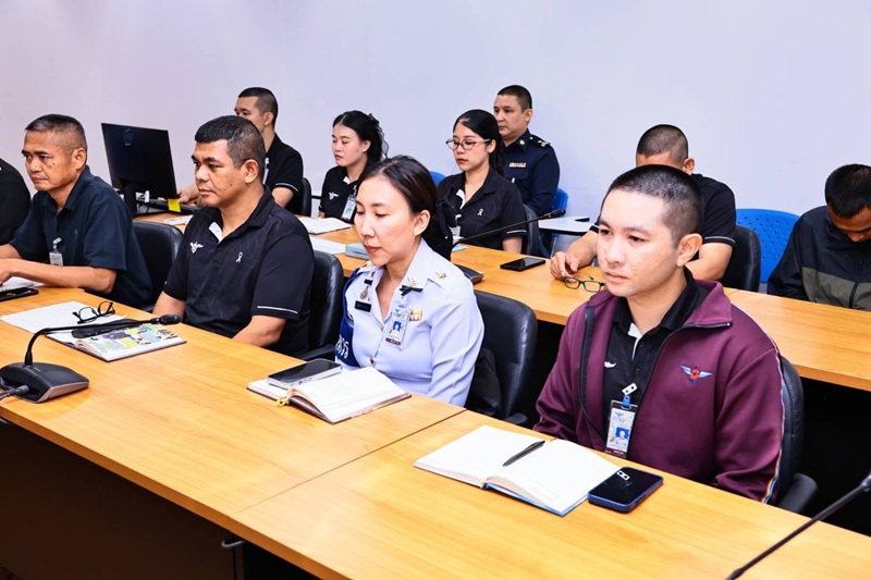 สพร.กห. ได้จัดการประชุม หน.นขต.สพร.กห. ครั้งที่ ๕/๒๕๖๙ ณ ห้องประชุม สพร.กห. ชั้น ๒ อาคาร สป. (ศรีสมาน) โดยมี พล.ท.กัณฑ์ชัย ประจวบอารีย์ ผอ.สพร.กห. เป็นประธาน
