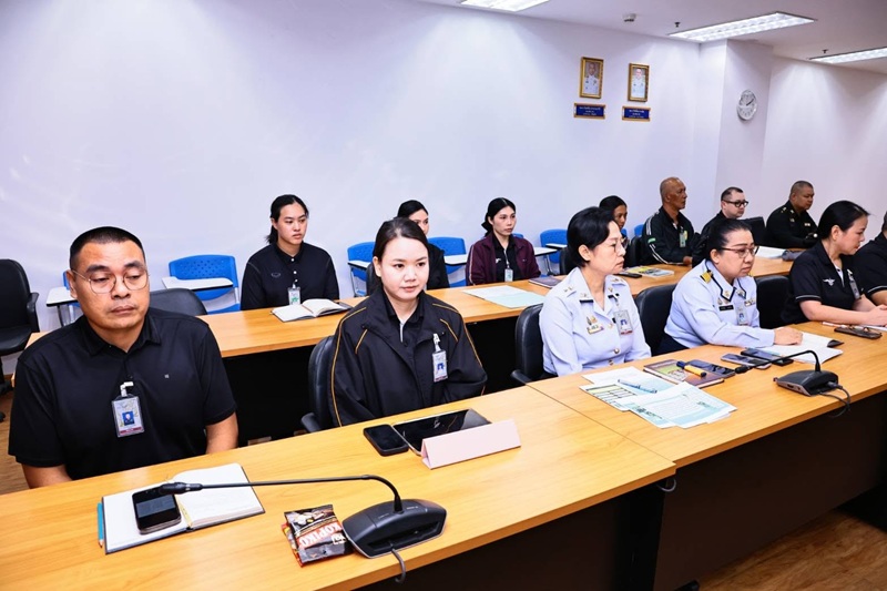 สพร.กห. ได้จัดการประชุม หน.นขต.สพร.กห. ครั้งที่ ๕/๒๕๖๙ ณ ห้องประชุม สพร.กห. ชั้น ๒ อาคาร สป. (ศรีสมาน) โดยมี พล.ท.กัณฑ์ชัย ประจวบอารีย์ ผอ.สพร.กห. เป็นประธาน