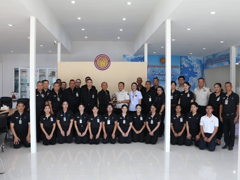 พล.ท.กัณฑ์ชัย ประจวบอารีย์ ผอ.สพร.กห. ได้นำกำลังพลของ สพร.กห. เข้าศึกษาดูงาน ณ ทัณฑสถานบำบัดพิเศษกลาง กรุงเทพฯ