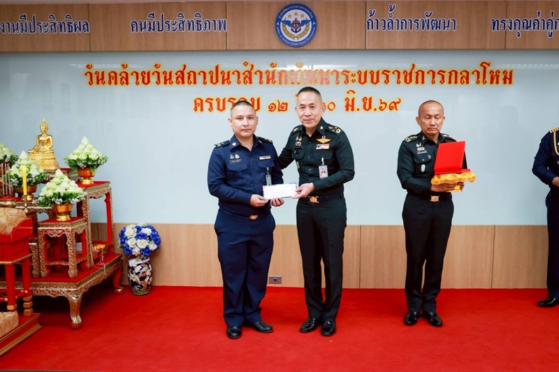 พล.ท.กัณฑ์ชัย ประจวบอารีย์ ผอ.สพร.กห. ได้จัดพิธีวันคล้ายวันสถาปนา สพร.กห. ครบรอบ ๑๒ ปี ประจำปี ๒๕๖๙ โดยมี พล.อ.ธราพงษ์ มะละคำ ปล.กห. กรุณาให้เกียรติเป็นประธานในพิธี
