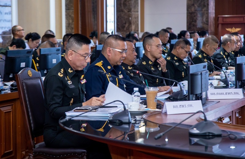 สพร.กห. จัดการประชุมคณะกรรมการพัฒนาระบบราชการกลาโหม (ก.พ.ร.กห.) เพื่อชี้แจงกรอบแนวทางการประเมินผลการปฏิบัติราชการของ นขต.กห. และหน่วยงานในกำกับของ รมว.กห. ประจำปีงบประมาณ พ.ศ.2567